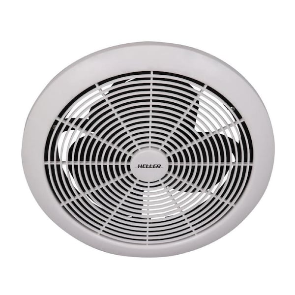 Heller Ball Bearing Exhaust Ventilation Fan 250mm Round Wall Mount White