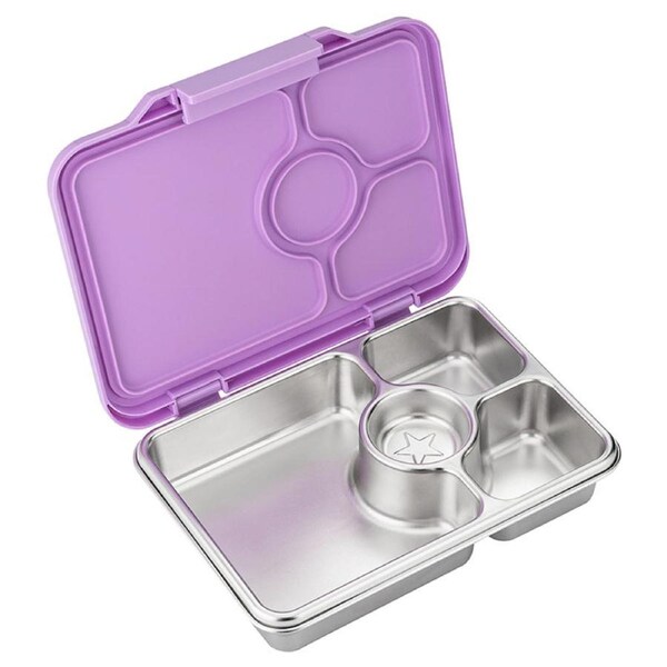 Yumbox Pret Stainless Steel Leakproof Bento Box Lavander Purple