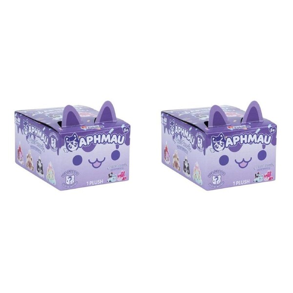 2PK Aphmau Mystery Meemeows 6 In Plush Toy Ice-Cream Assorted Kids/Children 5y+