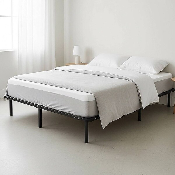 Metal Bed Frame - Durable Steel, King Single