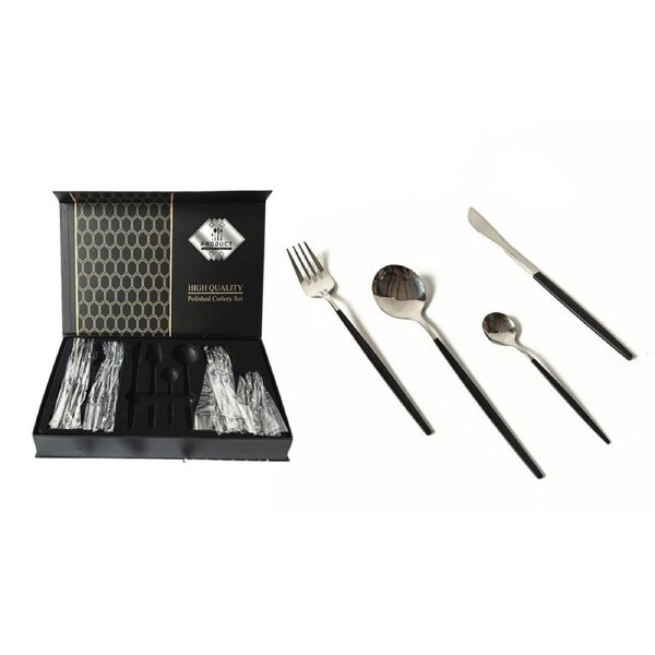 Keily Deluxe Cutlery Set - Silver
