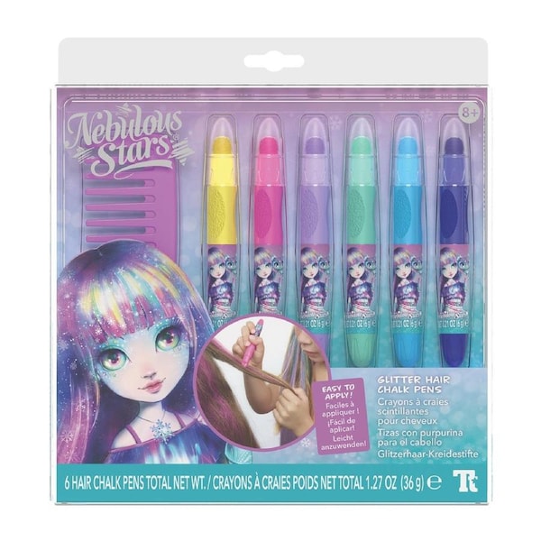Nebulous Stars - Glitter Hair Chalk Pens