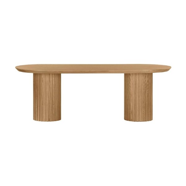 Vanessa Marty 220cm Oval Dining Table Natural