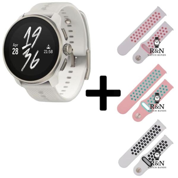 Suunto Race S GPS Watch (Gray) + R&N Strap Edition