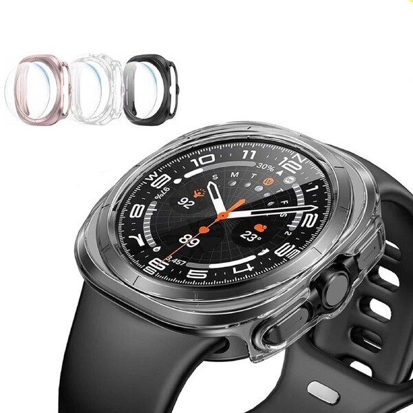 For Samsung Galaxy Watch Ultra 47mm Case Screen Protector Face Cover Smart Clear
