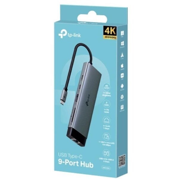 TP-Link UH9120C 9-in-1 Multiport USB-C Hub with 100W Power Delivery
