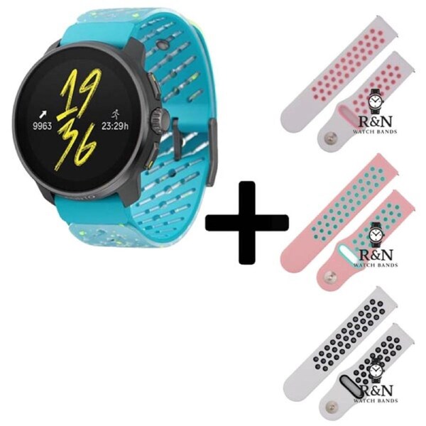 Suunto Race S GPS Watch (Courntey) + R&N Strap Edition