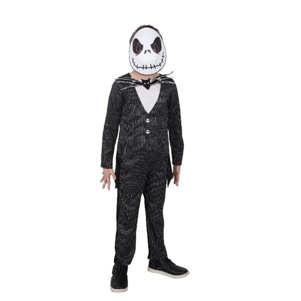 The Nightmare Before Christmas Jack Skellington Deluxe Child Costume Size L 9-10 Years