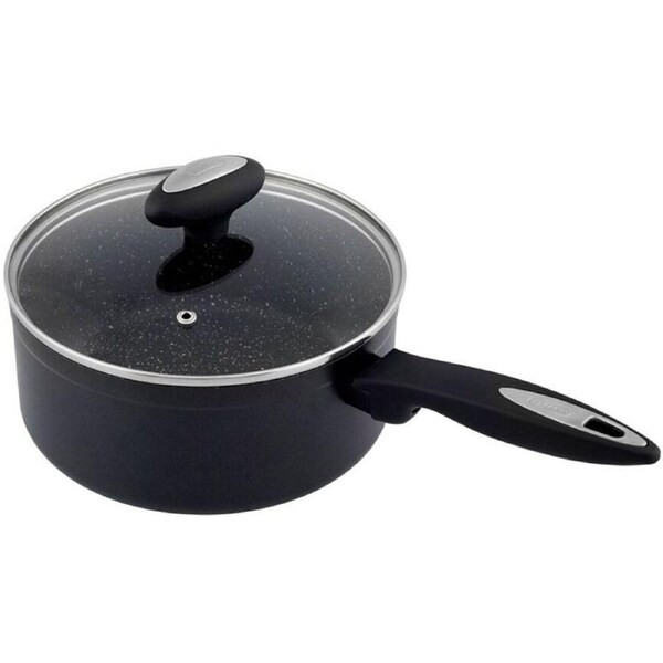 Zyliss Ultimate Forged 18cm/2L Non-Stick Saucepan w/ Lid Cover - Black