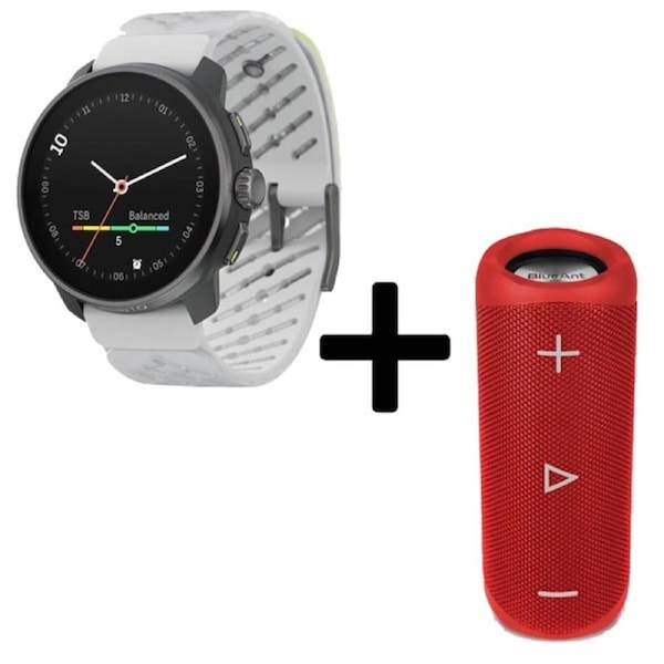 Suunto Race S GPS Watch (TIT CANARY) + BLUEANT X2
