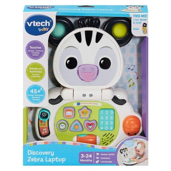 VTech Baby Discovery Zebra Laptop