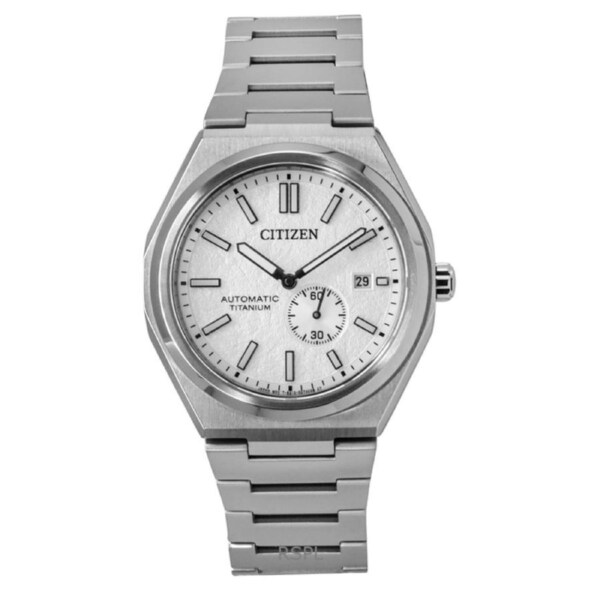 Citizen Zenshin Super Titanium Silver Dial Automatic NJ0180-80A 100M Men's Watch