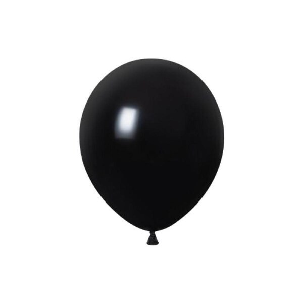 Balloon Standard Black 30cm 25pk