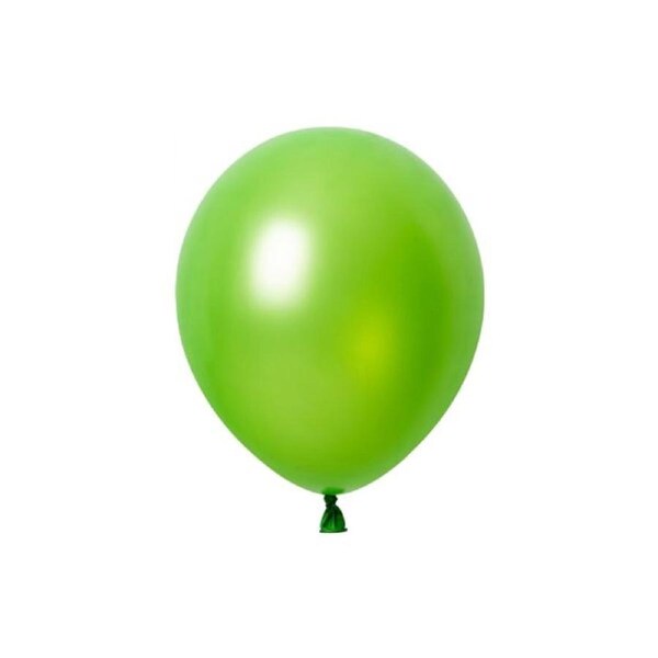 Balloon Metallic Green 30cm 25pk