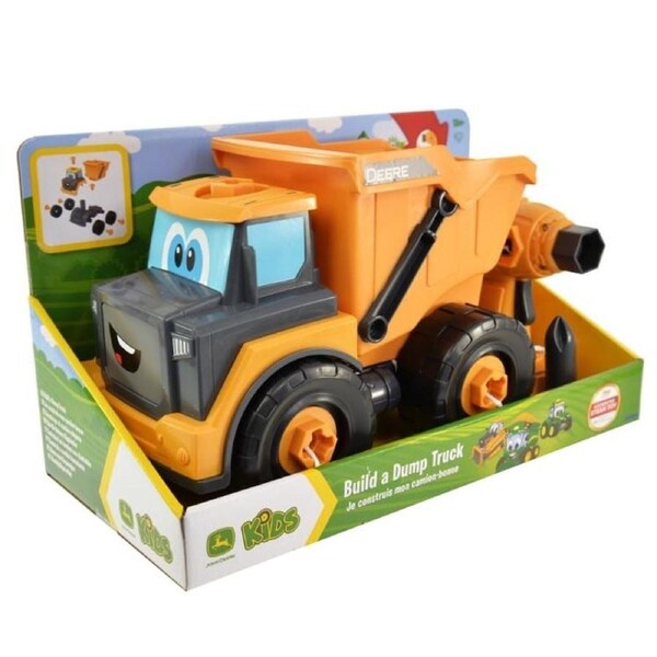 John Deere Kids Build-A-Buddy Yellow Dump Truck