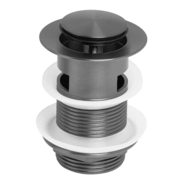 Johnson Suisse Venezia Pop-Up Plug & Waste 32mm -Gun Metal