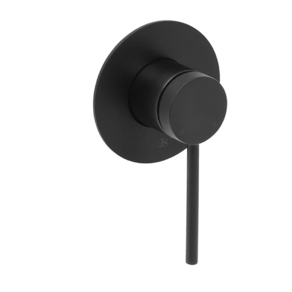 Johnson Suisse Venezia Shower Mixer Ceramic Disk - Matte Black