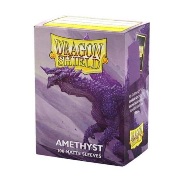 Dragon Shield Standard 100ct Matte Amethyst Purple Sleeves 63x88mm