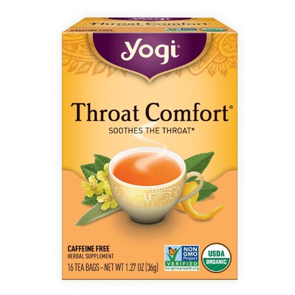 YOGI TEA Herbal Tea Bags Throat Comfort 16