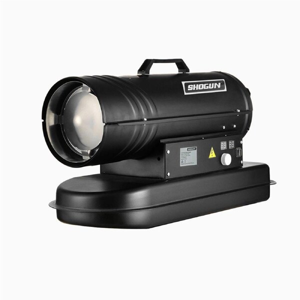 Industrial Fan Heater Diesel Kerosene Forced Warm Air Space Blower 28kW Portable for Workshop Warehouse Shed Garage Greenhouse Office Fast Heating