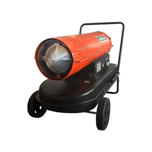 Industrial Fan Heater 38kW Diesel Kerosene Space Portable for Workshop Warehouse Shed Garage Greenhouse Office Fast Heating Warm Hot Air Forced Blower