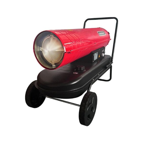 Industrial Fan Heater 68kW Diesel Kerosene Warm Space Forced Air Blower Workshop Warehouse Shed Garage Greenhouse Office Fast Heating Shop Portable