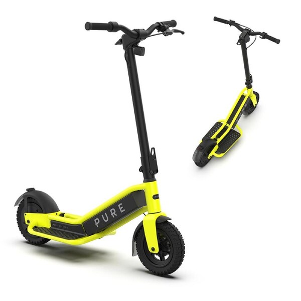 PURE ESCAPE PRO+ YELLOW 900W MAX POWER 50KM RANGE