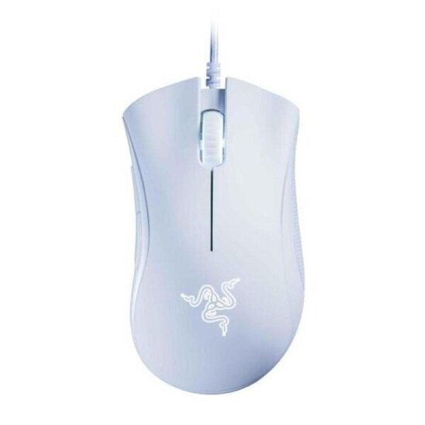 Razer DeathAdder Essential Ergonomic Wired Gaming Mouse 5 programmable Buttons White