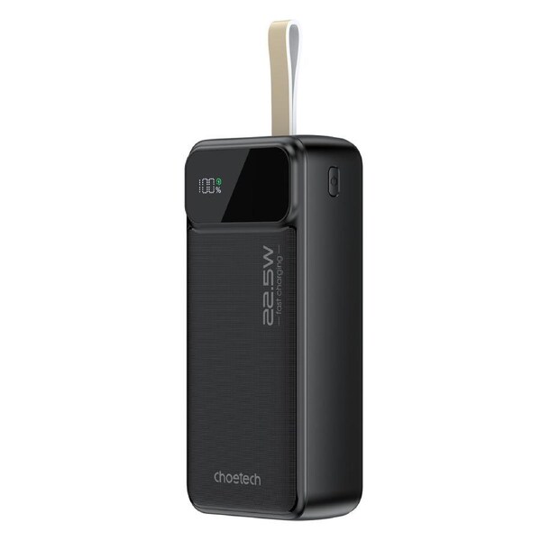 CHOETECH B731 40000mAh Power Bank PD22.5W with Digital Display Black