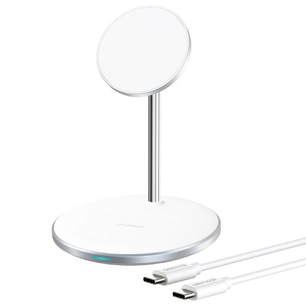 Choetech T581-F MagSafe iPhone Magnetic Wireless Charger Stand 2 in 1 Fast Charing Stand