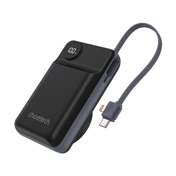 CHOETECH B696-BK 20000mAh 22.5W USB-A + USB-C x 2 + MagLeap Wireless Charge Power Bank