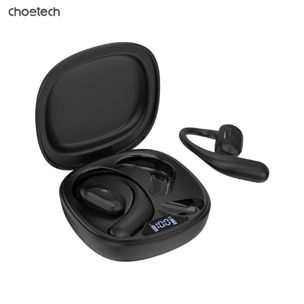 CHOETECH BH-T25 OWS Painless new Concept Bluetooth V5.3 TWS Play time: 6 hours - Black