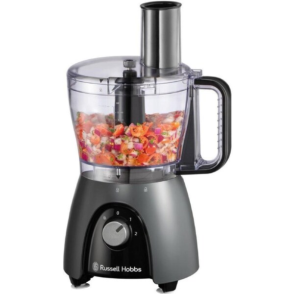 Russell Hobbs Food Processor - Electric Benchtop Slicer Shredder Dicer Machine Mixing Bowl - 1.5L Smoothie Blender Jug