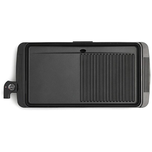 Contempo Grill Non-Stick Plate - Electric Teppanyaki Tabletop Grill Griddle - Hot Plate Cooker