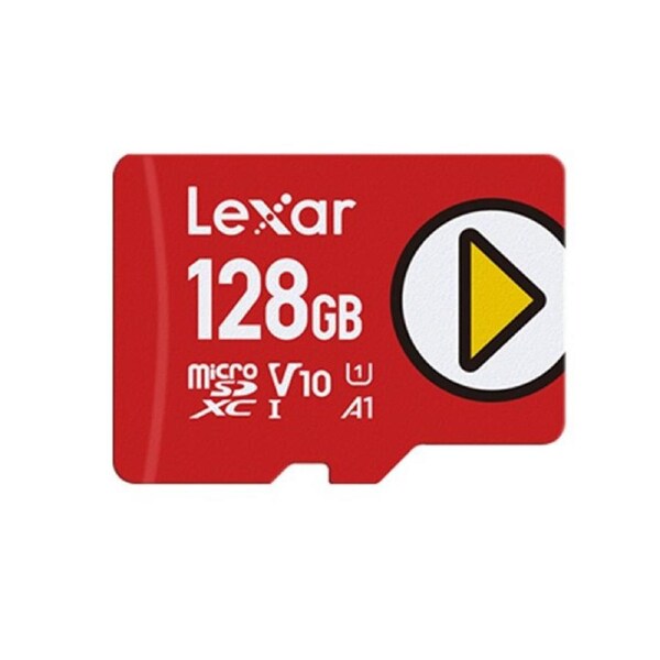 Lexar PLAY microSDXC UHS-I card 128GB Class 10, U3, V30, A2, up to 205MB/s read, up to 140MB/s write 128GB Class 10, U3, V30, A2, up to 205MB/s rea