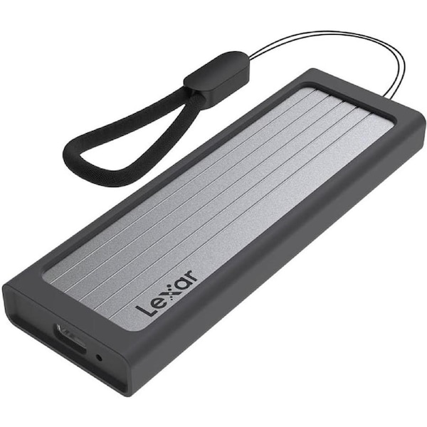 Lexar E6 M.2 SSD Enclosure, Supports M.2 NVMe SSD USB 3.2 Gen 2 high-speed interface with data transfer rates up to 10Gbps