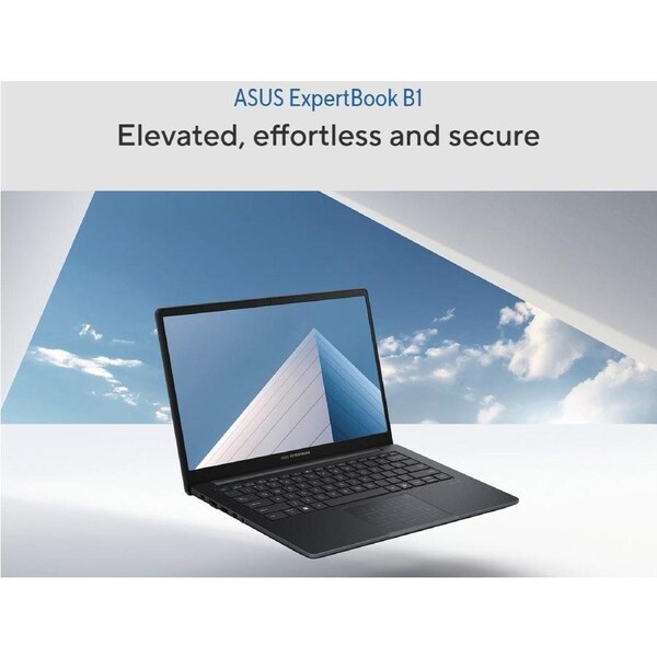 ASUS ExpertBook B1 14' FHD Intel i7-1355U 16GB 512GB SSD Windows 11 PRO, UHD Graphics, Backlit, Finger Print, WIFI6 BT, CAM 1.4kg 1yr OS
