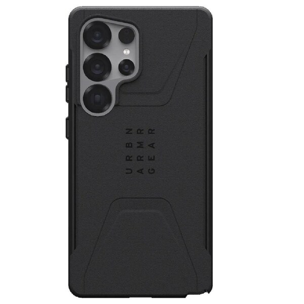 UAG Civilian Magnetic Samsung Galaxy S25 Ultra (6.8') 5G Rugged Case - Black (214473114040), 20ft. Drop Protection (6M), 10 Years Warranty