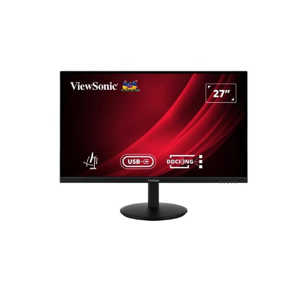 ViewSonic 27' VG 2K SuperClear IPS, Docking, USB-C, Daisy Chain, DP In/Out, RJ45,100w PD, Height Adjustable 3y Advance Replacement, Business Monitor.