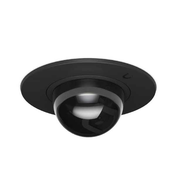 Ubiquiti G5 Dome Camera Ultra Flush Mount,Black,Accessory For Recessed Instal Into A Wall/Ceiling With Smoked Bubble Enhanced Discretion
