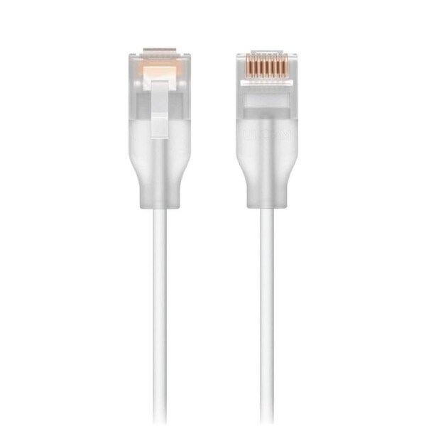 Ubiquiti UniFi Etherlighting Patch Cable,0.3M Nano-thin Patch Cable With 2.5 GbE Support Designed sShow Etherlighting Effects