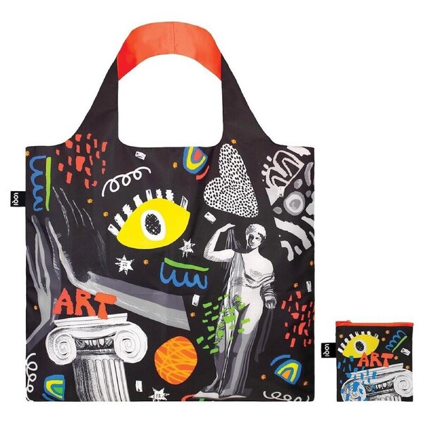 LOQI Classic Art Recycled Shopper Bag