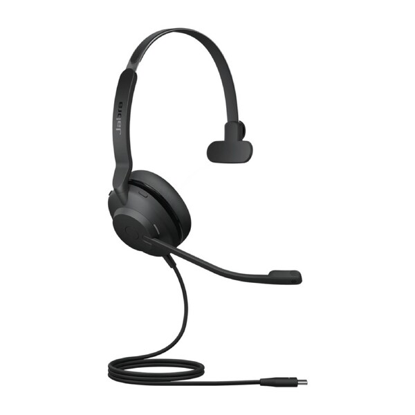 Jabra Evolve2 30 SE Wired USB-C UC Mono Headset, Lightweight & Durable, Noise