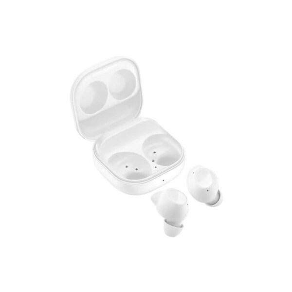 Samsung Galaxy Buds FE White (SM-R400NZWAASA), Active Noise Cancellation, Ergonomic Design,Enriched Bass Sound, Bluetooth v5.2, 60mAh, 1 Year Warranty