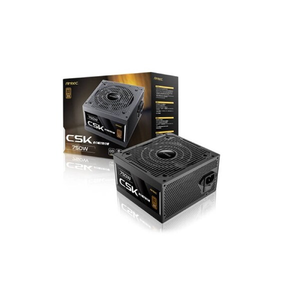 Antec CSK750DC 80+ Bronze, PCIE 5.1, Continuous Power, DC to DC, Flat Cables