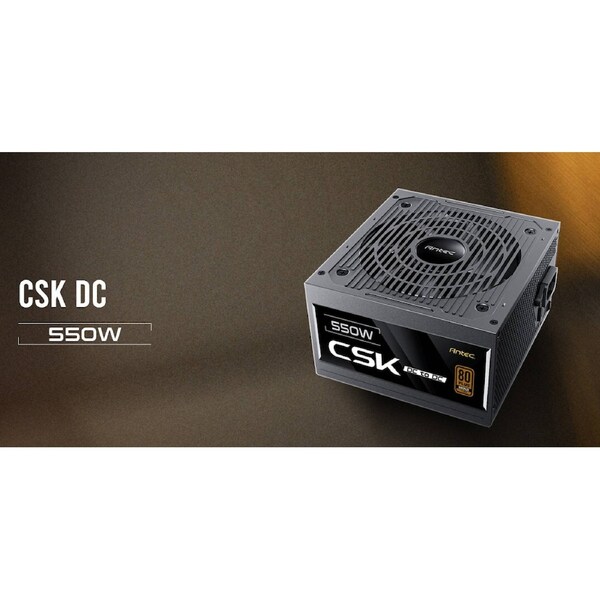 Antec CSK550DC 80+ Bronze 2x PCIE 5.1 Continuous Power DC to DC Flat Cables