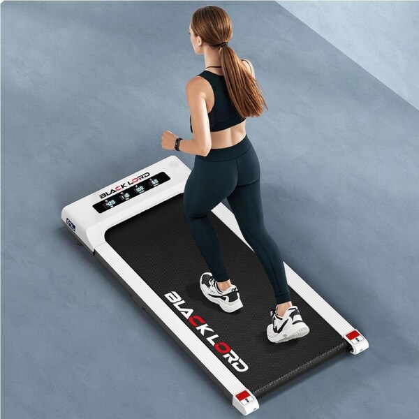 40cm Belt BLACK LORD Treadmill Electric Walking Pad Under Desk Home Gym White