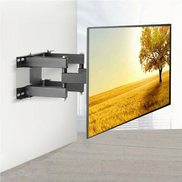 FIN Articulating TV Wall Mount Corner Bracket Home Holder Rack Hanger 32 42 50 55 56