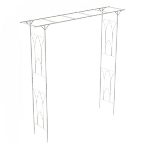 FIN Metal Arbor Wedding Arch Garden Trellis Pergola Archway for Climbing Plant Party