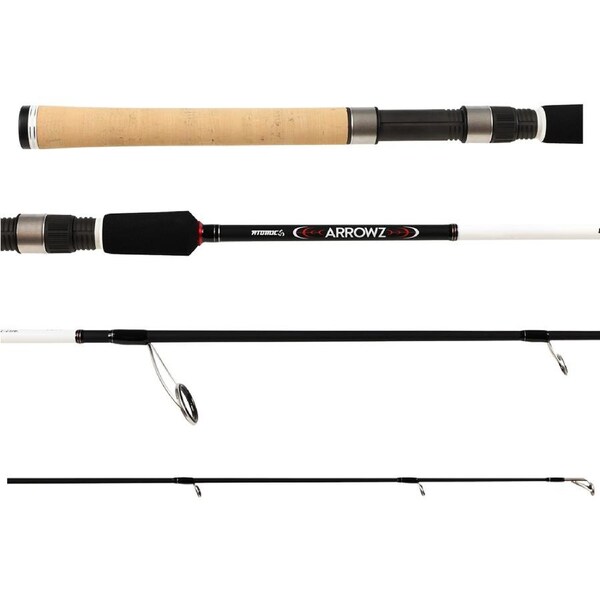 Atomic Arrowz Carbon Fishing Rod Barra Spin 6ft 1 Piece 12 - 25lb Pound